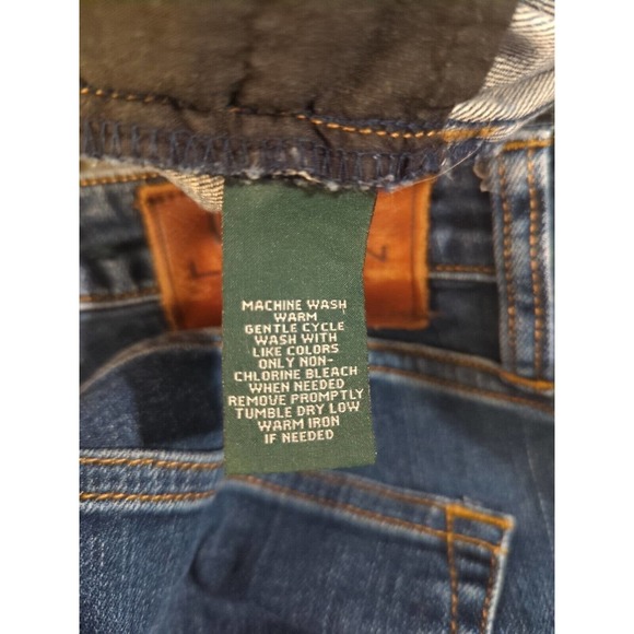 LRL Lauren Jeans Co. Ralph Lauren Women Sz 6 Straight Leg Blue Denim Y2k - Picture 5 of 5